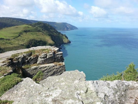 Coastal view from Valley of the Rocks